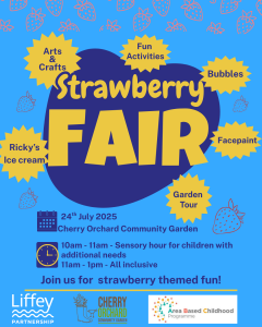 Strawberry Fair at the Garden 1 Cherry Orchard Strawberry Fair July 24th at Cherry Orchard Community Garden