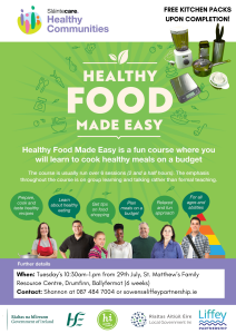 Healthy Food Made Easy 1 HFME Flyer St Matthews 29th July