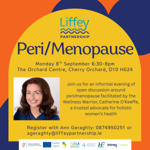Peri / Menopause - Her Health 1 Menopause event Cherry Orchard and Ballyfermot