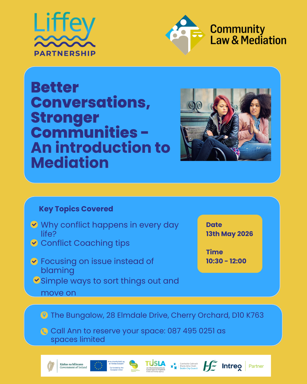 Poster for Community Mediation Law