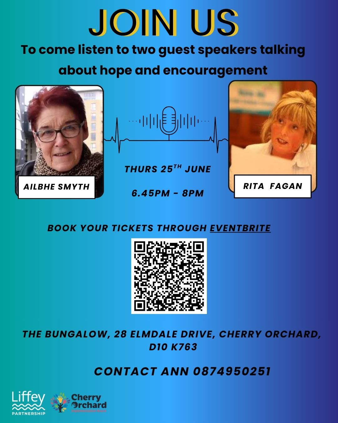 Hope and Encouragement Evening Event Poster